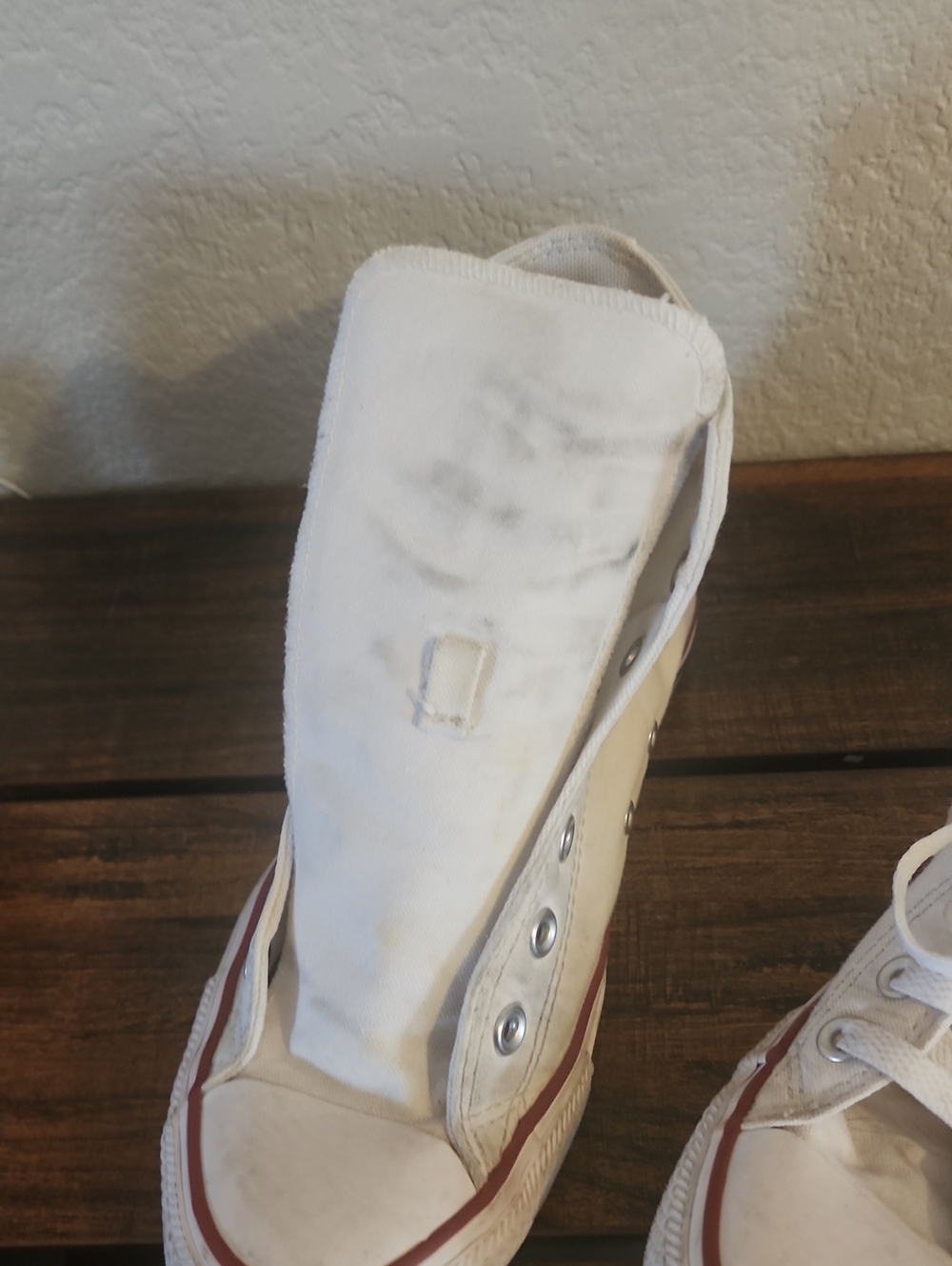 Converse-Classic White High-Top Canvas Sneakers - Women - Picture 3 of 8